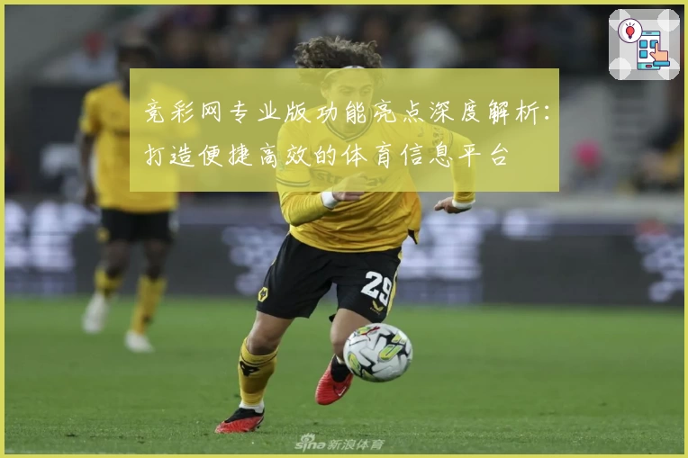 竞彩网专业版功能亮点深度解析：打造便捷高效的体育信息平台